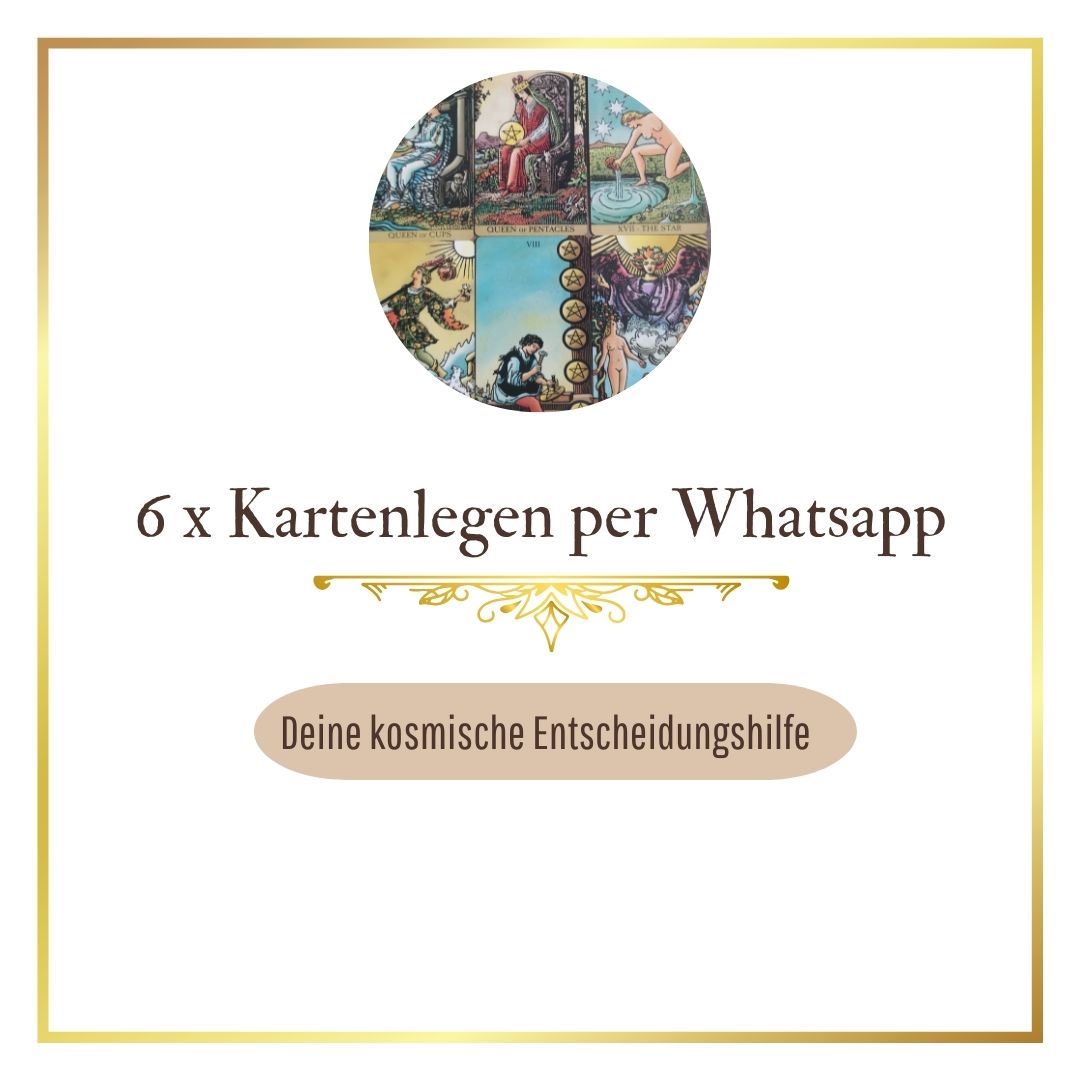 6 x Kartenlegen per WhatsApp