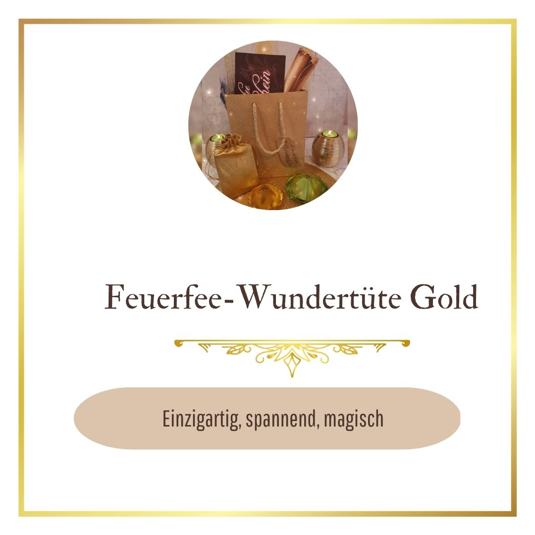 "Weihnachtszauber in Gold: Die Feuerfee Wundertüte – Limitierte Weihnachtsedition"